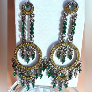 Joan Rivers vintage shoulder duster earrings